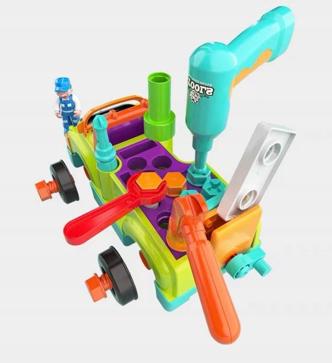 AUTO DO ROZKRĘCANIA WIERTARKA SAMOCHÓD MECHANIKA WARSZTAT JEŻDZI