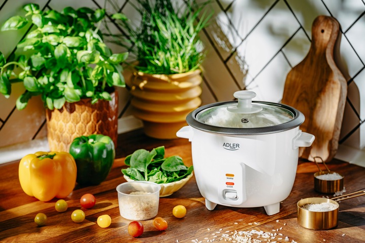 GARNEK DO GOTOWANIA RYŻU WARZYW RYŻOWAR SUSHI 0,6L ELEKTRYCZNY RICE COOKER