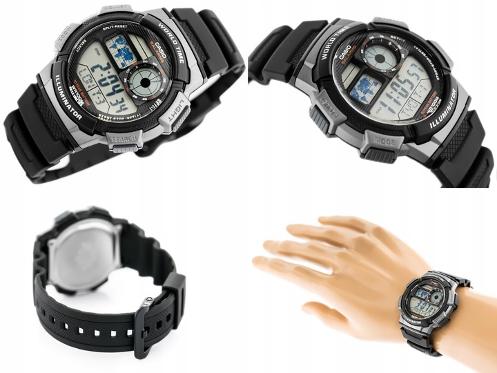 Zegarek CASIO dla chłopca PREZENT NA KOMUNIĘ +BOX +TOREBKA +GRAWER