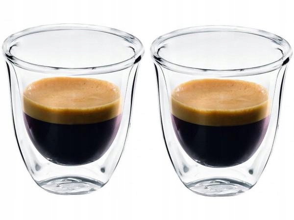 Delonghi Termiczne filiżanki / szklanki do espresso 2 szt. 90ml DLSC310