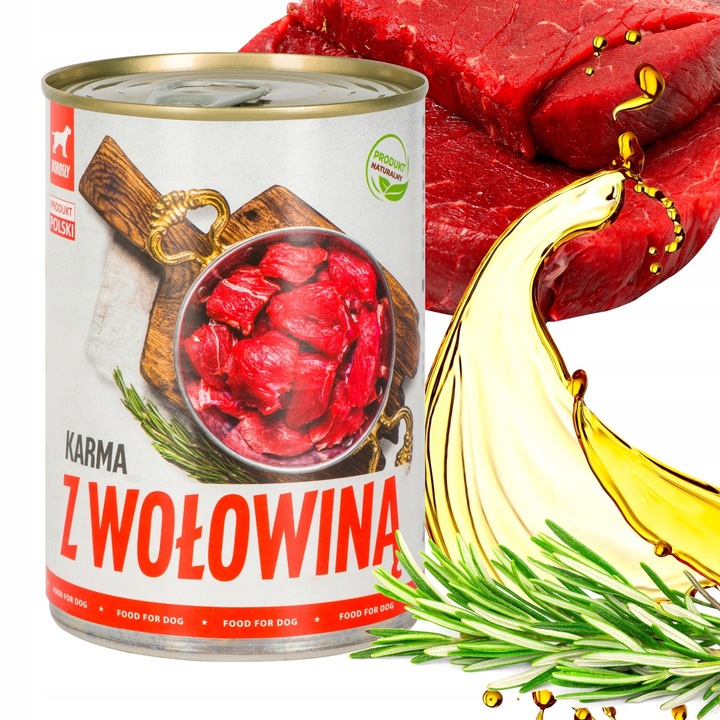 MOKRA KARMA DLA PSA 24 x 400g. RAFI + TUF TUF MIX SMAKÓW 9,6 kg W PUSZCE