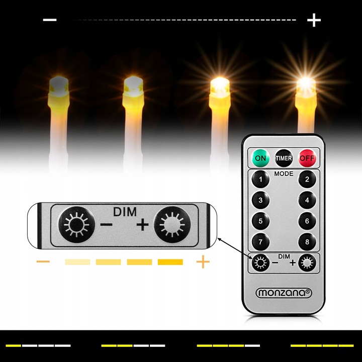 600x LED Lampki choinkowe świąteczne zewnętrzne łańcuch + pilot 60m