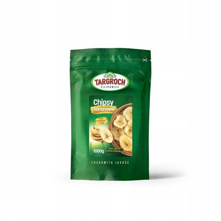 Chipsy Bananowe 1kg Banan Suszony Naturalny