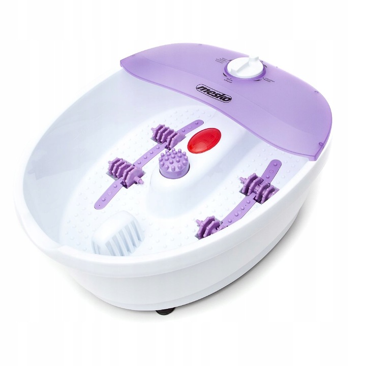 Masażer do stóp wodny hydromasażer do nóg podczerwień 4 rolki 3 nasadki