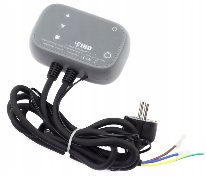 STEROWNIK DO POMPY OBIEGOWEJ C.O. PIECA REGULATOR IBO S-150 WYŁĄCZNIK LED