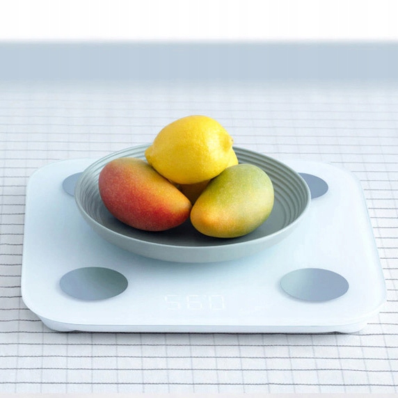 WAGA ŁAZIENKOWA XIAOMI ANALITYCZNA SLIM 150KG SMART ANDROID iOS +4x BATERIA