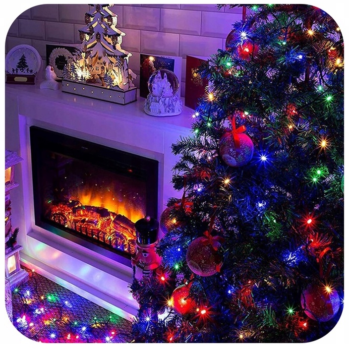 Lampki Światełka Choinkowe 500 LED MULTI KOLOR ZEWNĘTRZNE WEWNĘTRZNE MOCNE