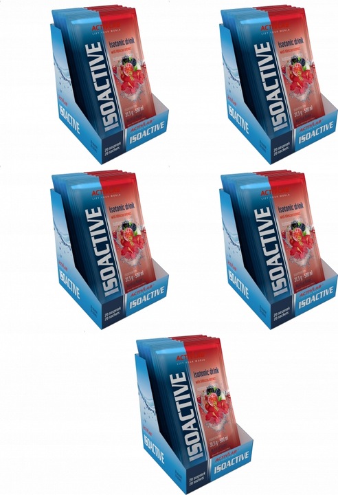ACTIVLAB ISOACTIVE 20x31.5g NAPÓJ IZOTONICZNY ISO x5