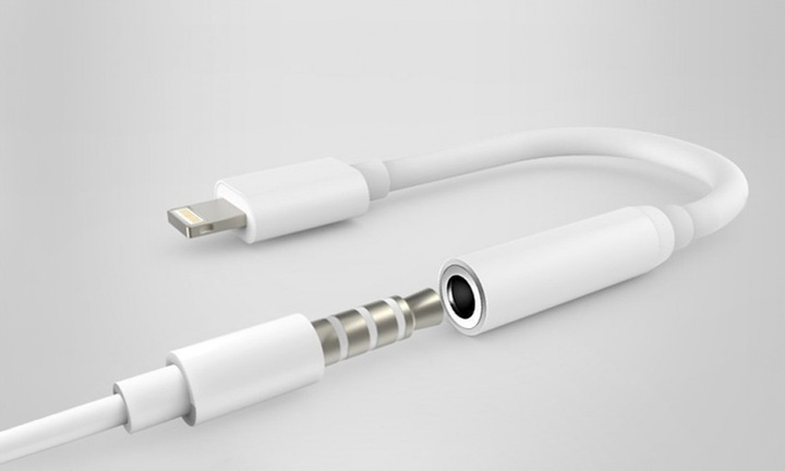ORYGINALNY ADAPTER PRZEJŚCIÓWKA APPLE MMX62ZM/A LIGHTNING - JACK 3.5mm