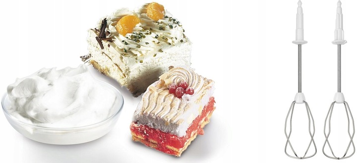 Mikser ręczny ze stojakiem i misą Bosch MFQ36460 450W 5 prędkości Turbo