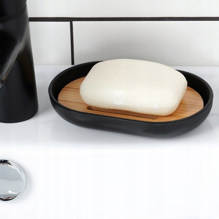 Zestaw ŁAZIENKOWY kubek szczotka WC kosz na śmieci dozownik mydła podstawka