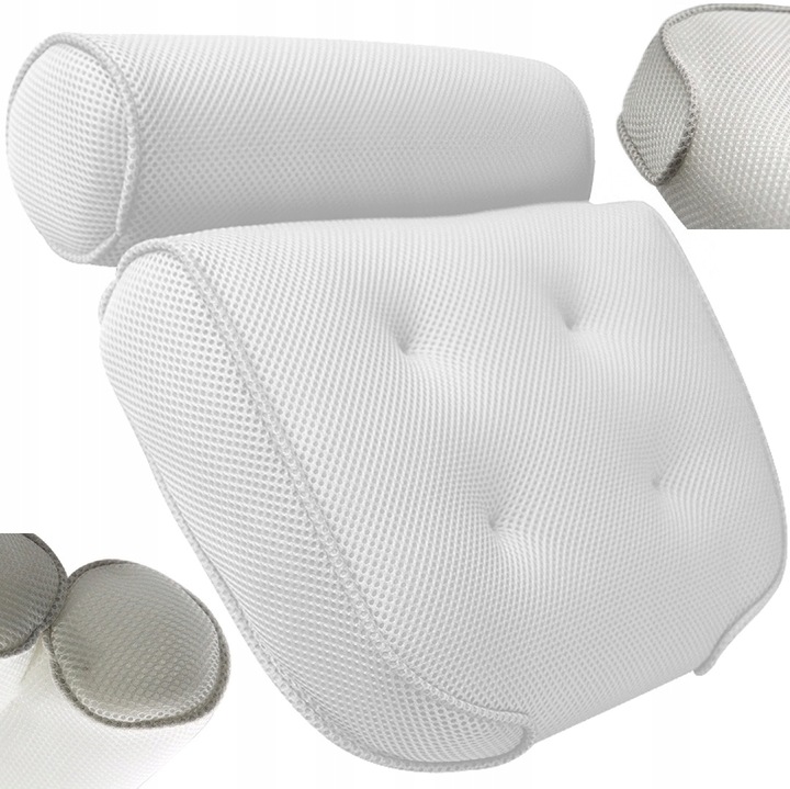 PODUSZKA DO WANNY KĄPIELI RELAKSACYJNA ZAGŁÓWEK KĄPIELOWA PODKŁADKA RELAKS