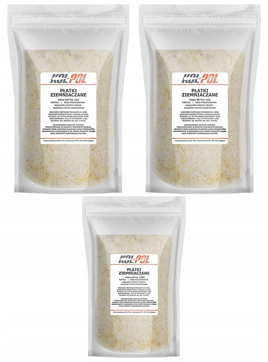 PŁATKI ZIEMNIACZANE 2,5kg Puree ziemniak naturalne | Kol-Pol