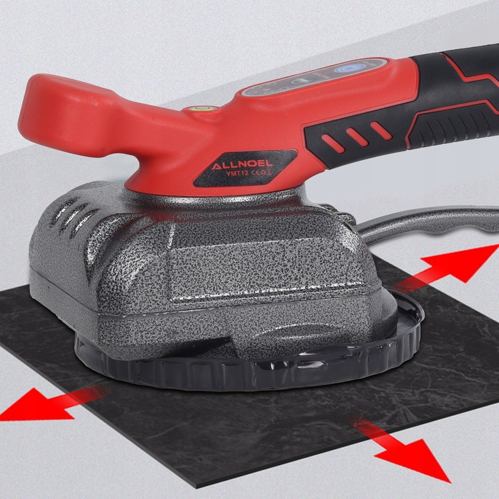 PRZYSSAWKA WIBRUJĄCA DO PŁYTEK WIBRATOR DO POZIOMOWANIA 2xAKU MOCNA 21V