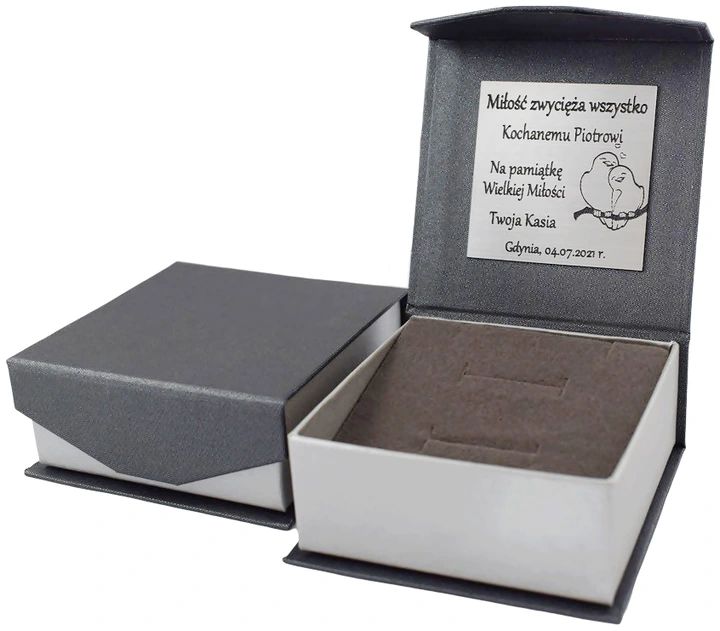 SREBRNY PEŁNY ŁAŃCUSZEK MĘSKI FIGARO NIEŚMIERTELNIK PR. 925 + GRAWER GRATIS