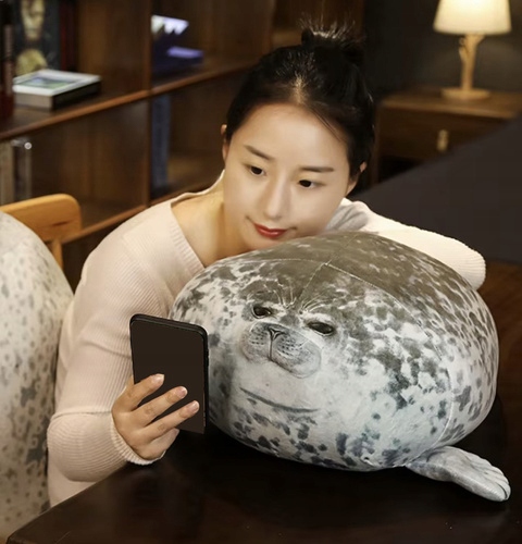 Maskotka - foka 60 cm Kruzzel 24644