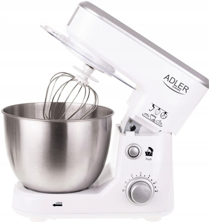 Robot planetarny Adler AD 4216 1000 W biały 500W