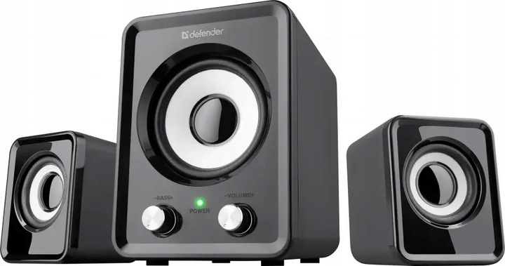 Głośnik Defender Z4 11W 3 szti (system akustyczny 2.1) czarny x2