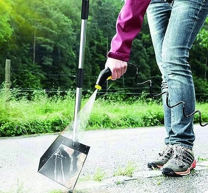 KUPOZBIERACZ ZBIERACZ NA ODCHODY ŁOPATKA DO KUPY SZUFLA ZMIOTKA SZUFELKA