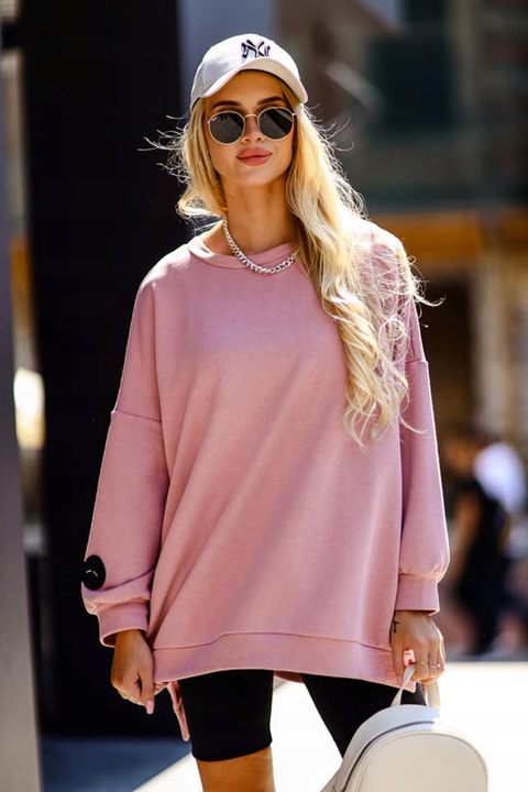 Bluza oversize mucha różowa Me Gusta
