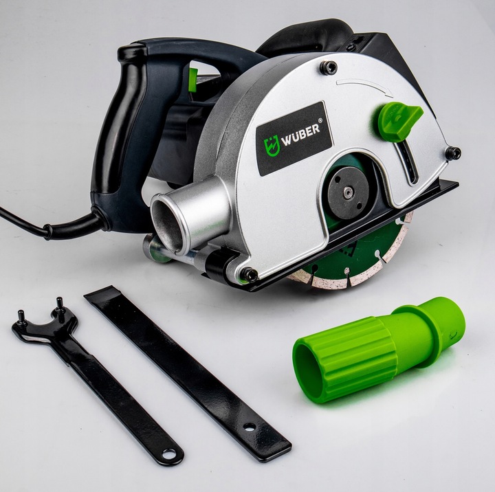 BRUZDOWNICA DO BETONU LASER 2 TARCZE WALIZKA 3100W WUBER