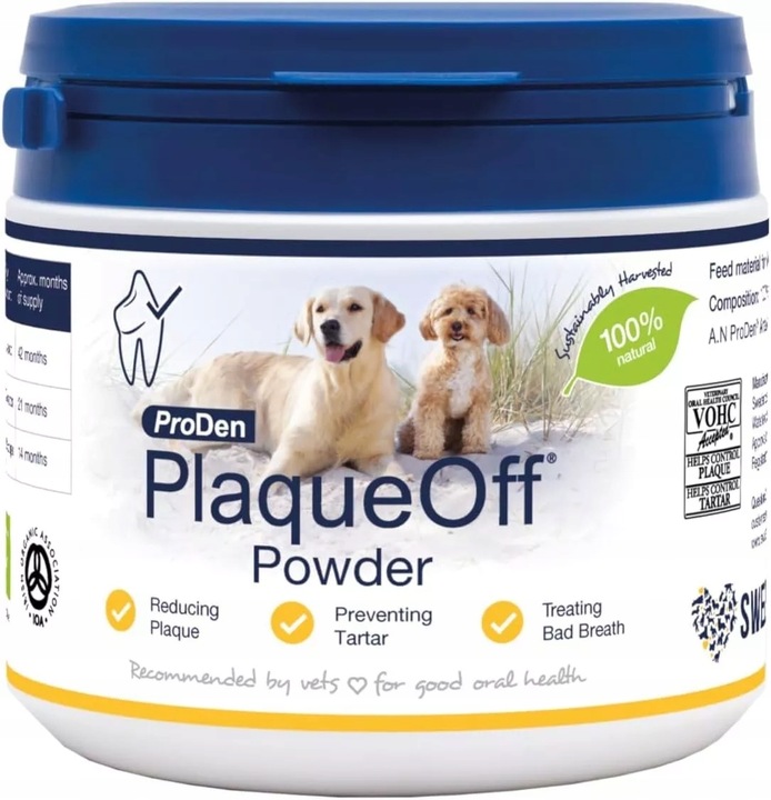 ProDen Suplement na kamień nazębny i nieświeży oddech dla Kotów i Psów 420g