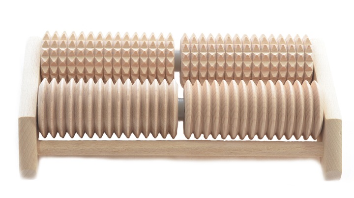 Masażer Receptor Drewniany do Stóp Ruchomy PL