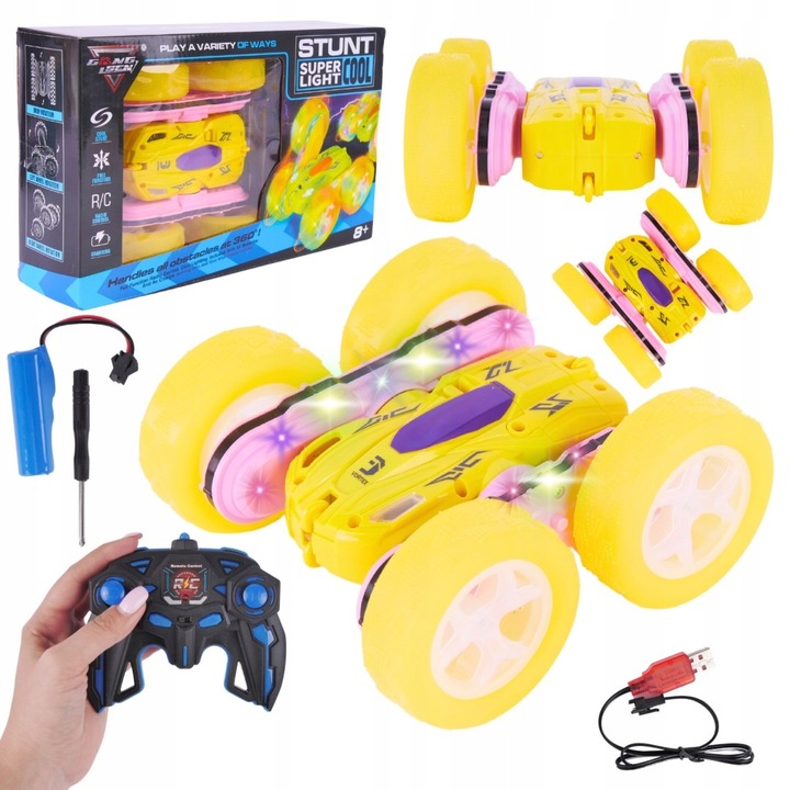 Auto akrobata Zdalnie Sterowany samochód na pilota na baterie AAA