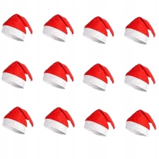 CZAPKA MIKOŁAJA 100 SZTUK