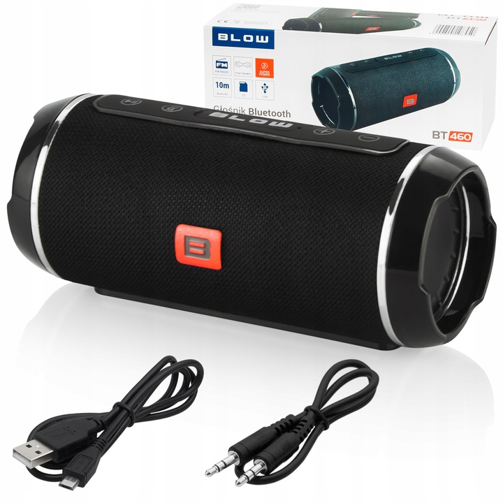 Głośnik przenośny BT460 czarny 20 W