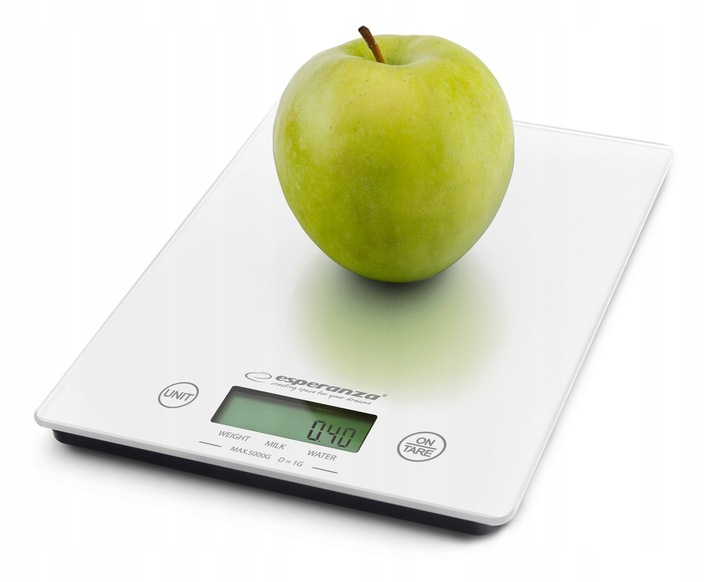 WAGA CYFROWA KUCHENNA ESPERANZA LEMON BIAŁA LCD