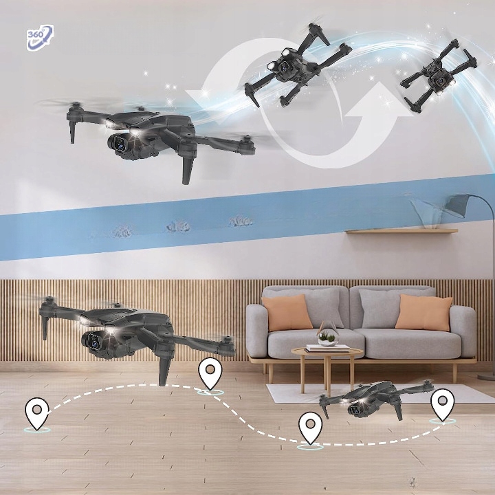 IDEA12 dron z kamerą elektrycznie regulowany RC FPV WIFI 0606