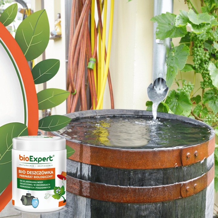 Środek do deszczówki Oczyszczanie wody Bio deszczówka 3x450g BIOEXPERT