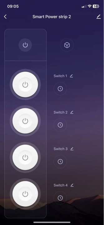 INTELIGENTNA LISTWA ZASILAJĄCA PRZEDŁUŻACZ 1,5m 4GN USB USB-C TUYA SMART