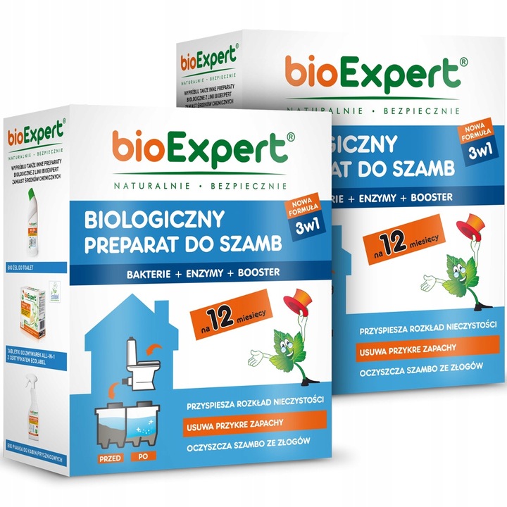 BIOLOGICZNY Preparat 2 kg DO SZAMB I PRZYDOMOWYCH OCZYSZCZALNI BioExpert