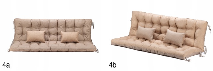 Poduszka na ławkę/huśtawkę ogrodowa wymiar 170x50x70 Wysoka Jakość