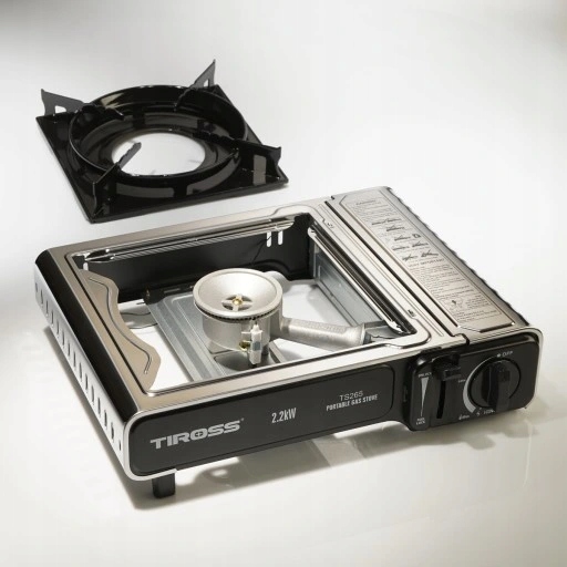 Kuchenka turystyczna +GAZ x 4 szt. TS-265 PIKNIK KAMPING PLENER