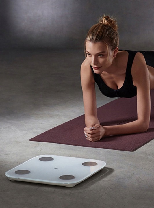 WAGA ŁAZIENKOWA XIAOMI ANALITYCZNA SLIM 150KG SMART ANDROID iOS +4x BATERIA