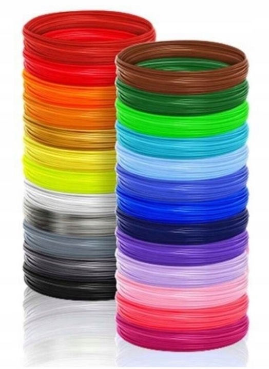 BEZPIECZNY FILAMENT PCL WKŁADY DO DŁUGOPISU 3D 100m 20x5m