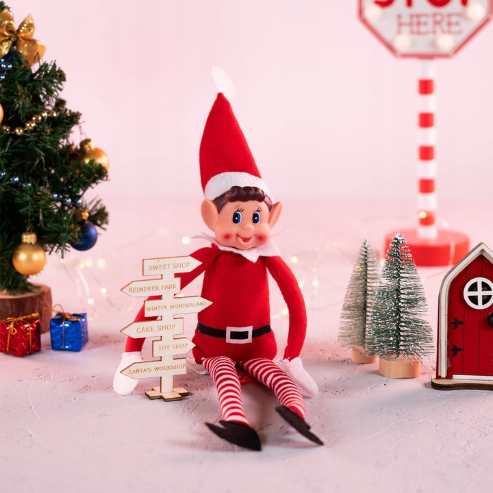 ZESTAW Elf Psotnik MASKOTKA + DRZWI Elfa Psotnika kącik