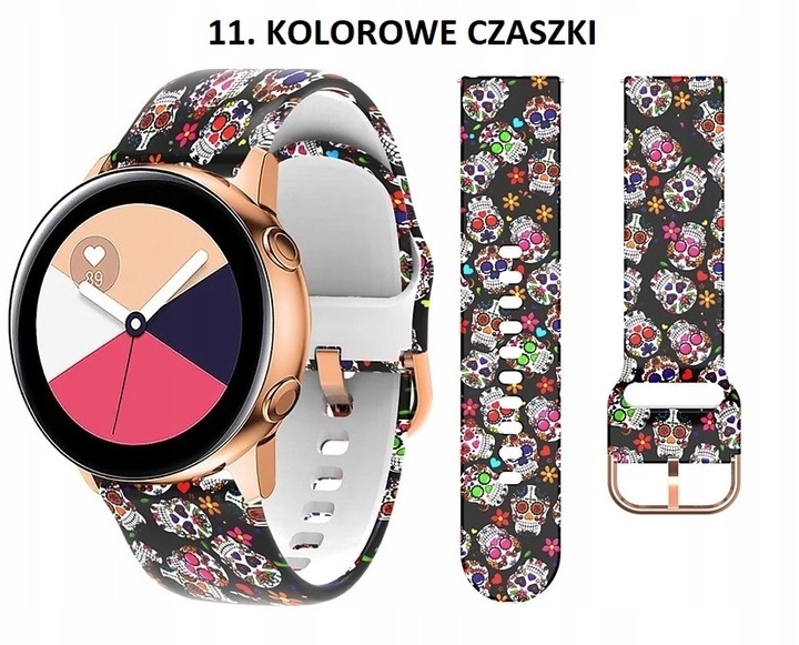 UNIWERSALNY PASEK DO ZEGARKA 20MM TELESKOPY KOLORY