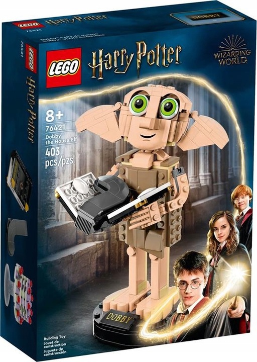 KLOCKI LEGO HARRY POTTER 76421 ZGREDEK SKRZAT DOMOWY NOWE DLA DZIECI +TORBA