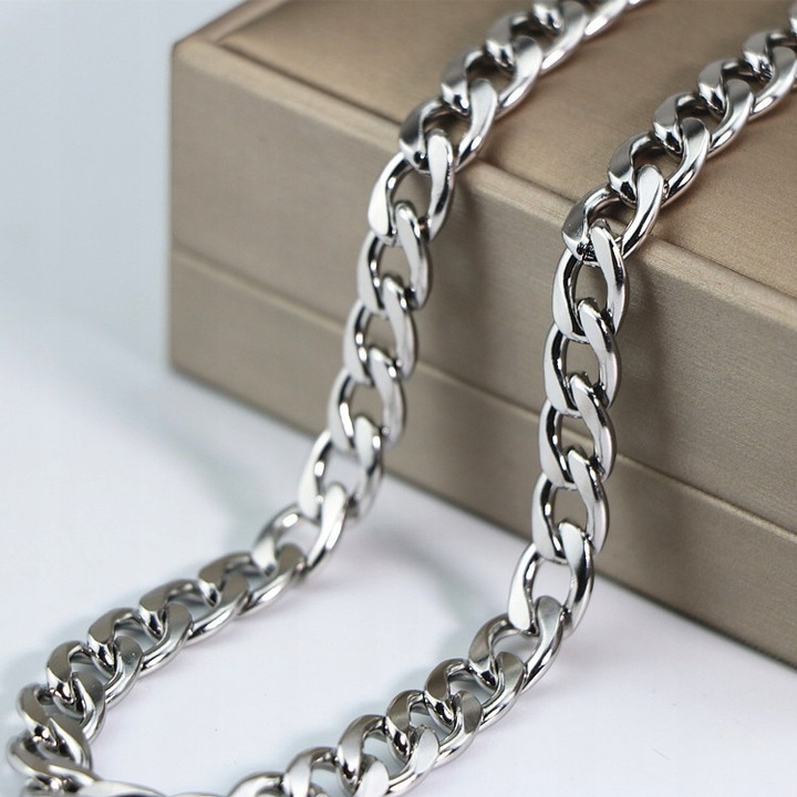 GRUBY Łańcuszek Srebrny Męski Pancerka ŁAŃCUCH WYTRZYMAŁY ELEGANCKI