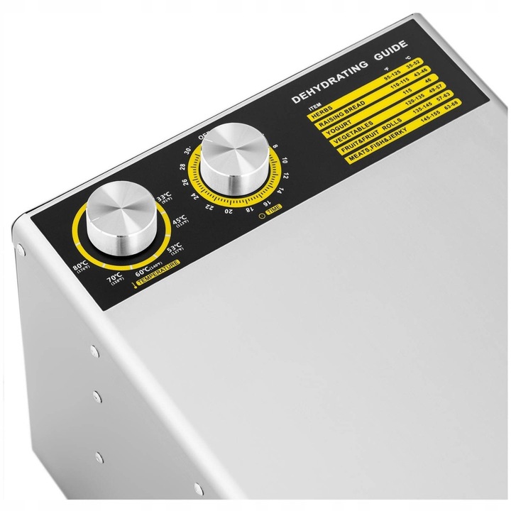 SUSZARKA DO ŻYWNOŚCI OWOCÓW DEHYDRATOR 500 W 6 TAC