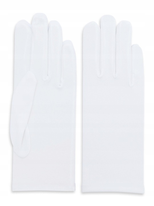 Białe eleganckie rękawiczki wizytowe R2 Modini XL