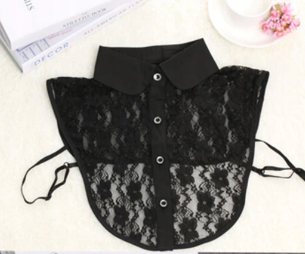 Fałszywa koszula kołnierz z zapięciem