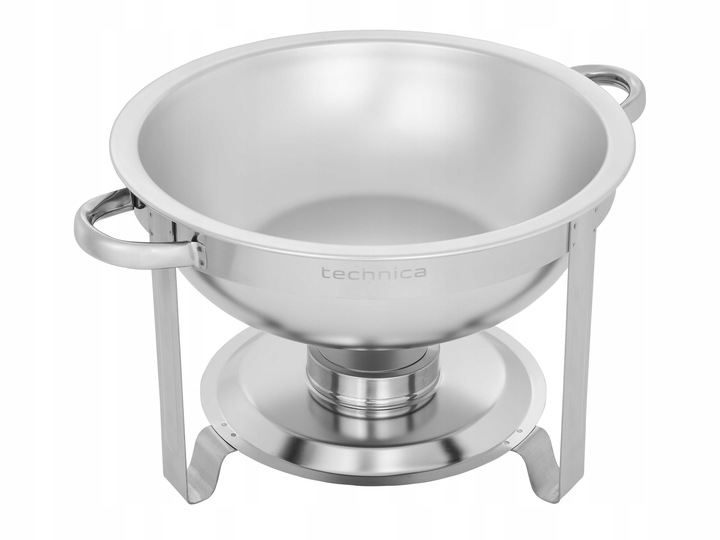 Podgrzewacz gastronomiczny na pastę okrągły 4 L stalowa pokrywa TECHNICA