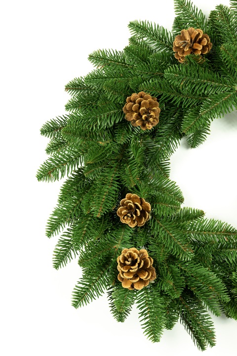 Girlanda Jodła z szyszkami PE gęsta jak naturalna 100 cm Święta dekoracja