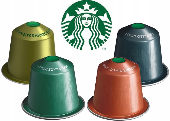 Kapsułki Nespresso Starbucks Zestaw 4x10 Mix