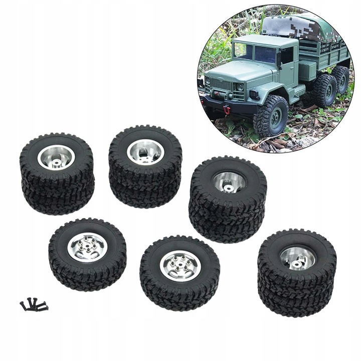 10-częściowy zestaw opon gumowych Odporne na zużycie felgi piast kół z